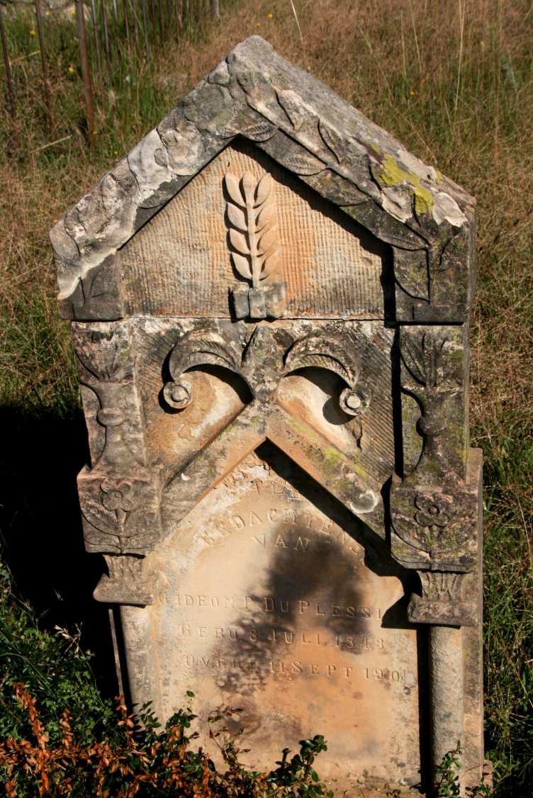 PLESSIS Gideon P., du 1843-1904