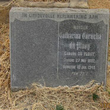 PLOOY Catharina Cornelia, du DU PLOOY 1882-1949