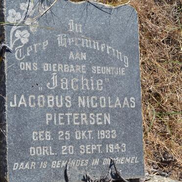 PIETERSEN Jacobus Nicolaas 1933-1943