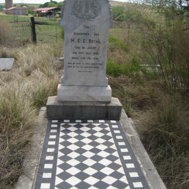 BOTHA M.E.C. nee DE JAGER 1853-1892