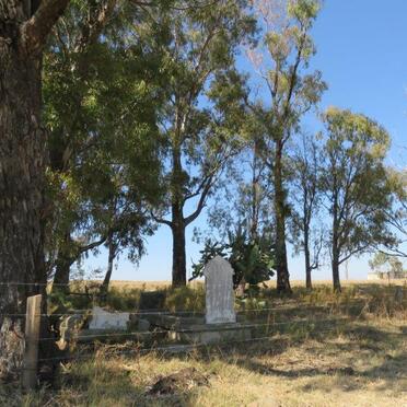 Free State, FRANKFORT district, Vaaldam, Oranje 1385, Damplaas, farm cemetery