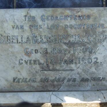 SCHABORT Sibella Margaretha 1900-1902