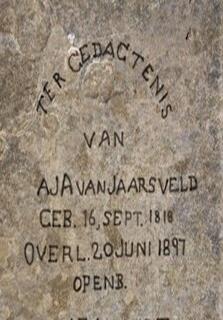 Free State, FRANKFORT district, Jakhalskop 1135, farm cemetery