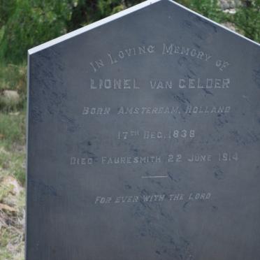 GELDER Lionel, van 1838-1914