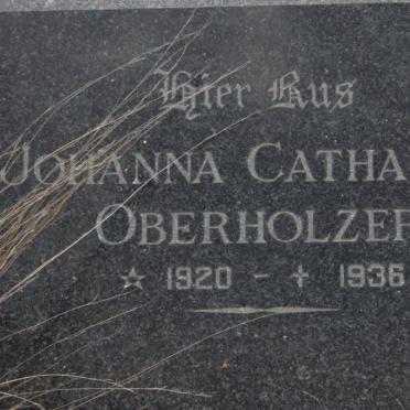 OBERHOLZER Johanna Catharina 1920-1936
