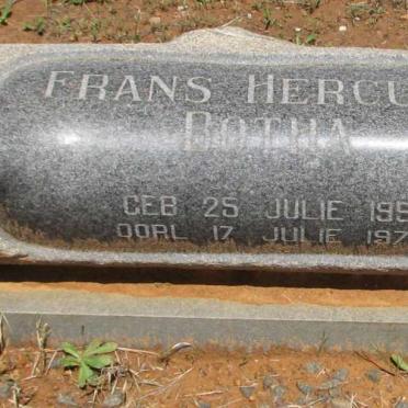BOTHA Frans Hercules 1951-1972