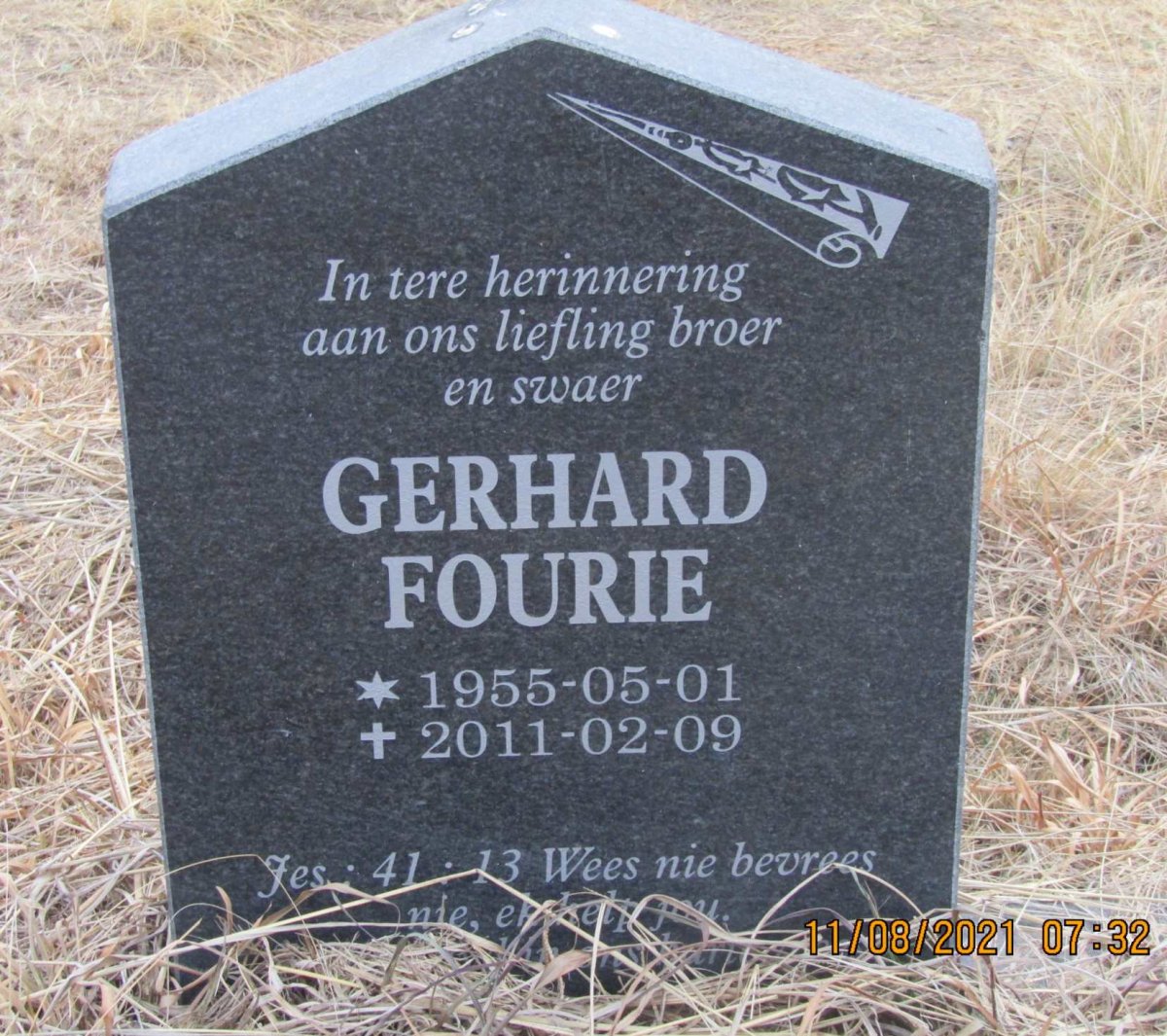FOURIE Gerhard 1955-2011
