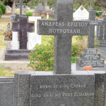 POUROULLI Andreas Christou 1930-1990