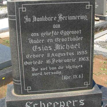 SCHEEPERS Esias Michael 1895-1963