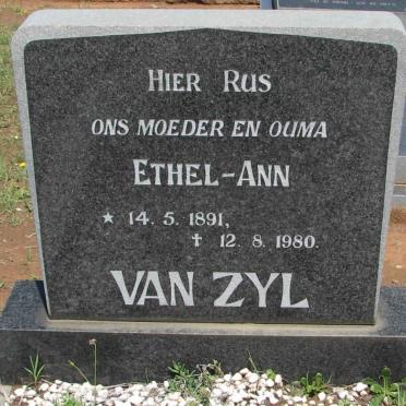 ZYL Ethel-Ann, van 1891-1980