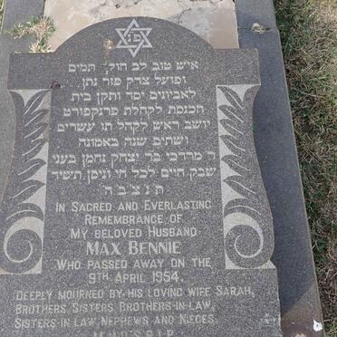 BENNIE Max -1954