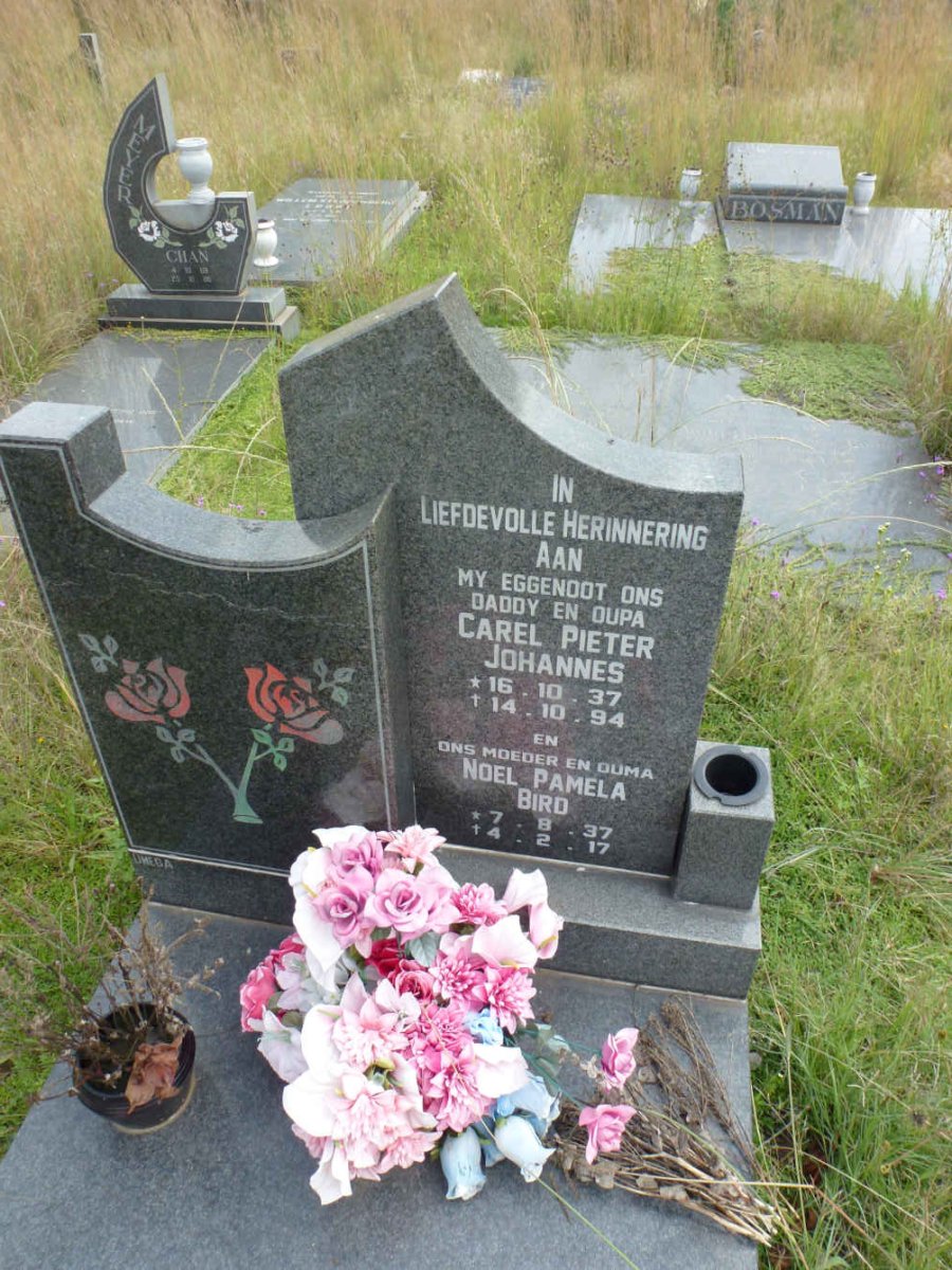 ? Carel Pieter Johannes 1937-1994 & Noel Pamela Bird 1937-2017