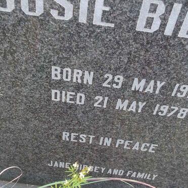 BI? Susie 19??-1978