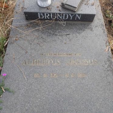 BRUNDYN Albertus Jacobus 1931-1992_1