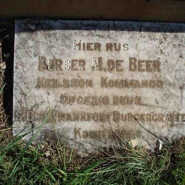 BEER M.,de