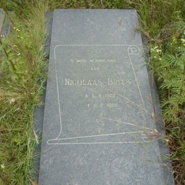 BRITS Nicolaas 1922-1996