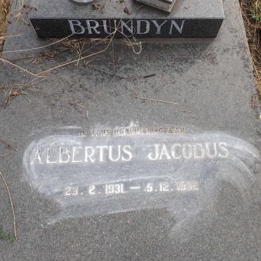 BRUNDYN Albertus Jacobus 1931-1992_2