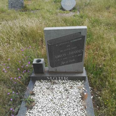 MOHR Adriaan Johannes 1939-1986