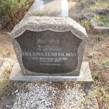 MOOLMAN Helena D. nee MOOLMAN 1912-1959