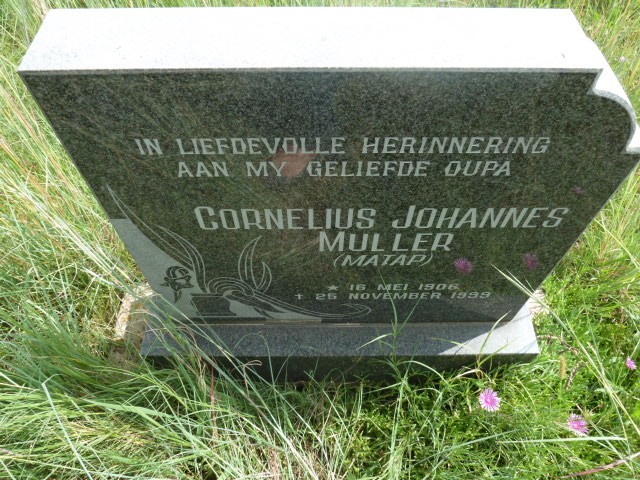 MULLER Cornelius Johannes 1906-1999