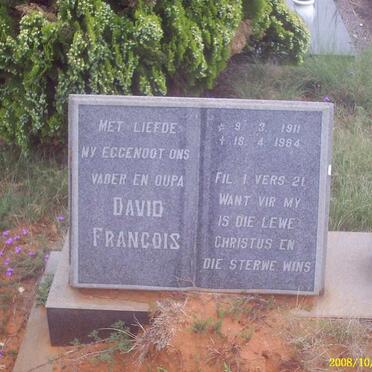 NAUDE David Francois 1911-1984