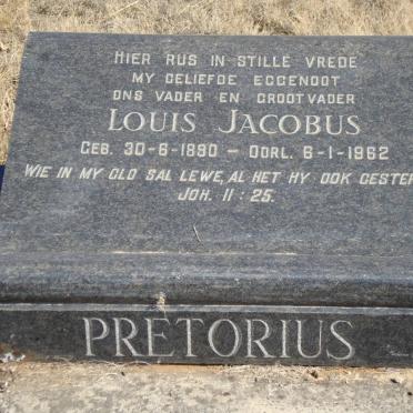 PRETORIUS Louis Jacobus 1890-1962