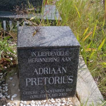PRETORIUS Adriaan 1947-2002