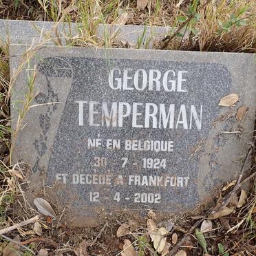TEMPERMAN George 1924-2002