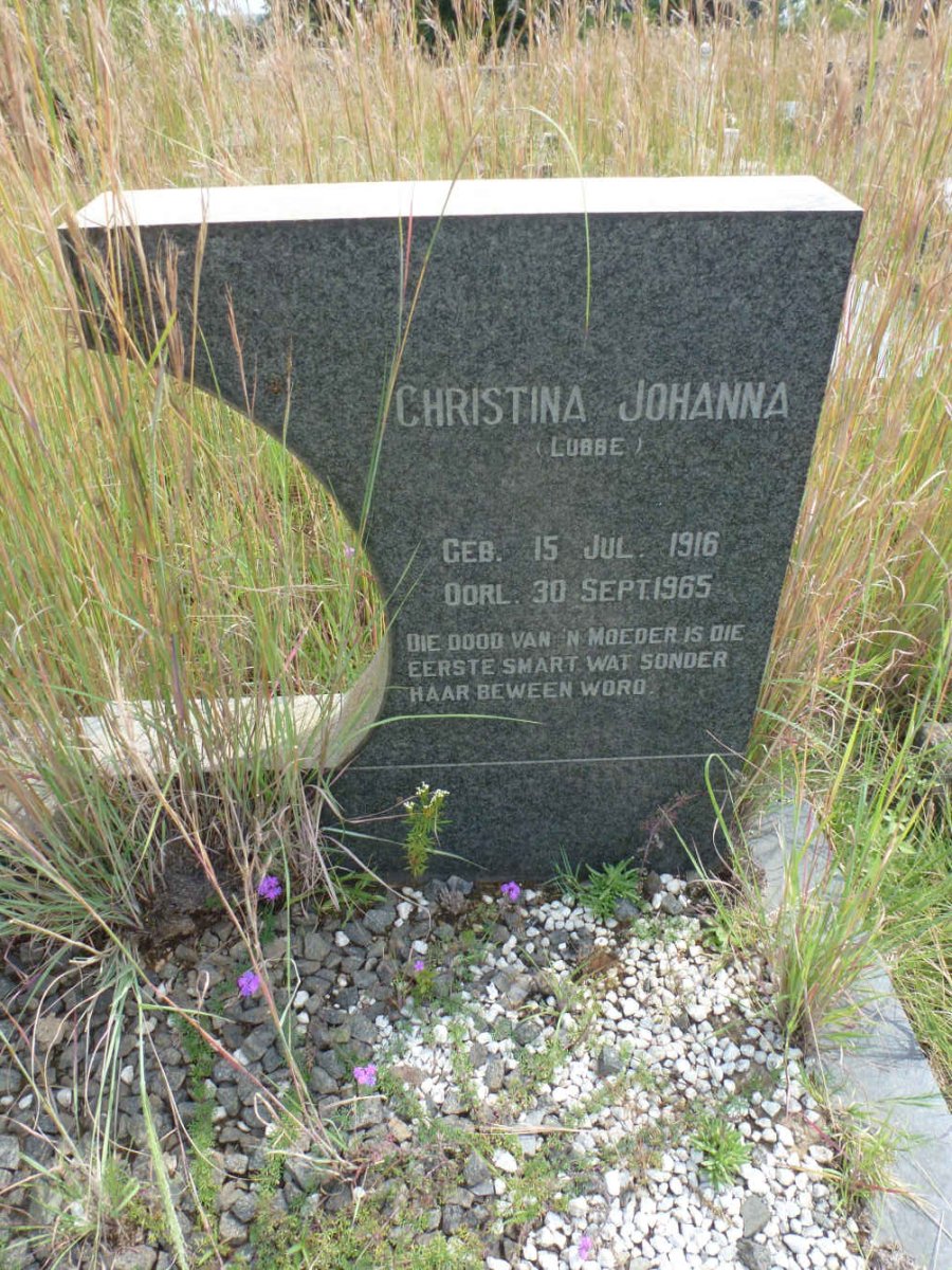 ? Cornelis 1910-1981 & Christina Johanna LUBBE 1916-1965