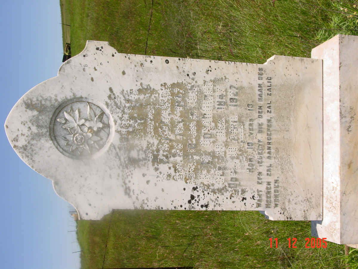 OOSTHUIZEN P.R.M. 1847-1937 :: OOSTHUIZEN W.T. 1847-1915