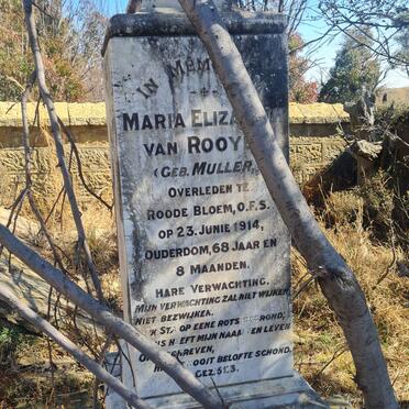 ROOYEN Maria Elizabeth, van nee MULLER -1914