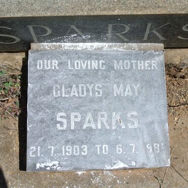 SPARKS Gladys May 1903-1982