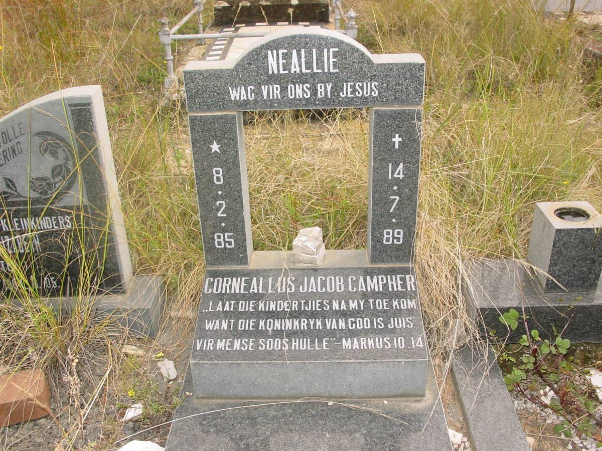 CAMPHER Corneallus Jacob 1985-1989