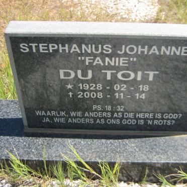 TOIT Stephanus Johannes, du 1928-2008
