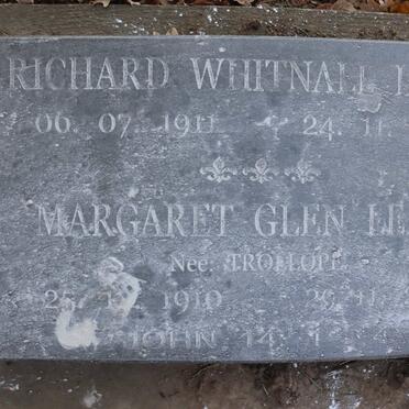 LEACH Richard Wihtnall 1911-1980 & Margaret Glen TROLLOPE 1910-2014