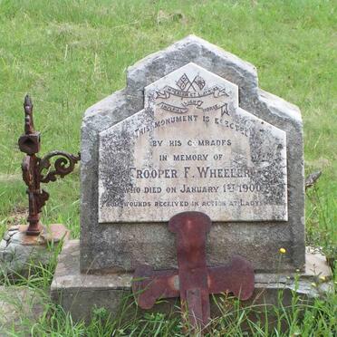 WHEELER F. -1900