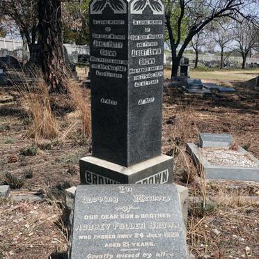 BROWN Albert Edwin -1934 &amp; Janet Patty -1942 :: BROWN Aubrey Fuller -1928