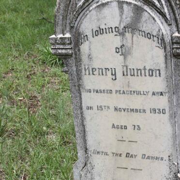 DUNTON Henry -1930