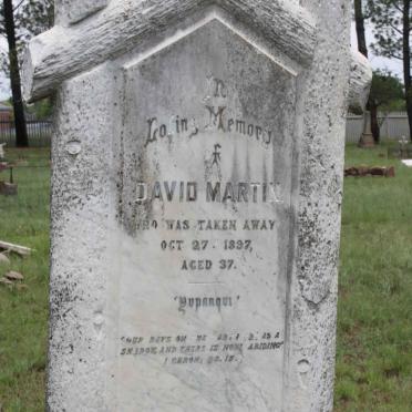 MARTIN David -1897