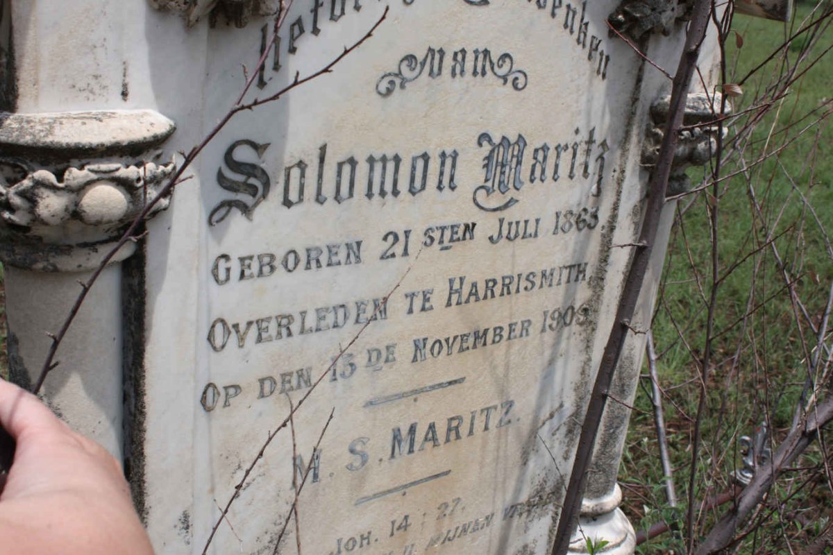 MARITZ Solomon 1863-1909 & Martha Susanna