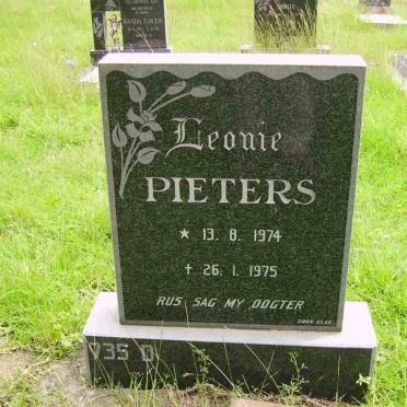 PIETERS Leonie 1974-1975