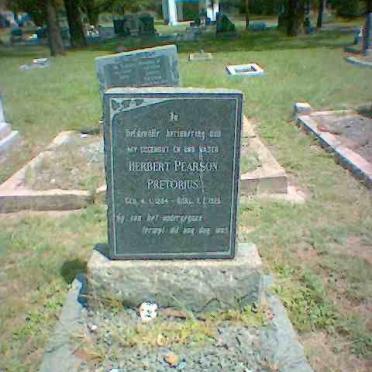 PRETORIUS Herbert Pearson 18??-19??