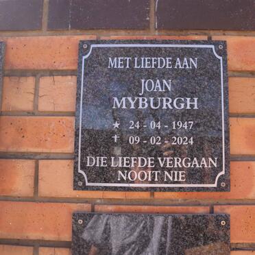 MYBURGH Joan 1947-2024