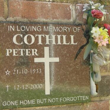 COTHILL Peter 1933-2000