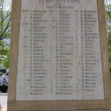 4. Monument for the Grenadier and Scots guards 1899-1902