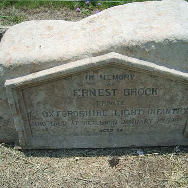 BROCK Ernest -1901