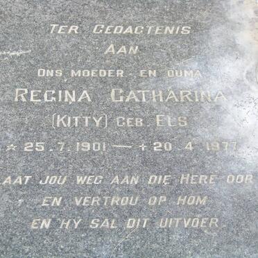 ? Regina Catharina nee ELS 1901-1977