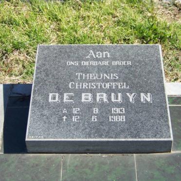 BRUYN Theunis Christoffel, de 1913-1988