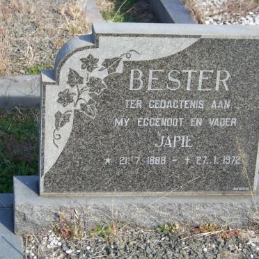 BESTER Japie 1888-1972