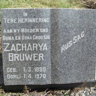 BRUWER Zacharya 1880-1970